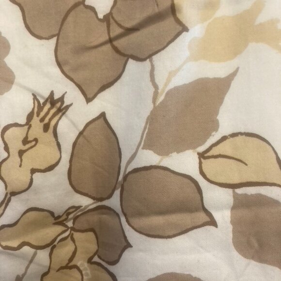 Vintage Floral Mini Dress in Symphony of Browns - Picture 5 of 6